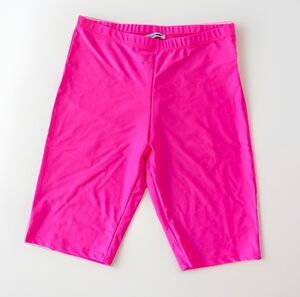 Fashion Nova Neon Pink Biker Shorts Size M